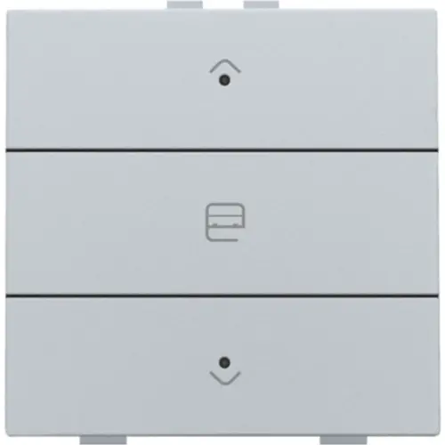 Niko 121-52033 jaloeziebediening 1-voudig met LED voor Niko Home Control sterling coated