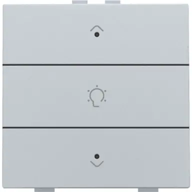 Niko 121-52043 dimbediening 1-voudig met LED en symbool voor Niko Home Control sterling coated