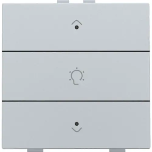 Niko 121-52043 dimbediening 1-voudig met LED en symbool voor Niko Home Control sterling coated