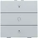 Niko 121-52043 dimbediening 1-voudig met LED en symbool voor Niko Home Control sterling coated