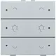 Niko 121-52046 dimbediening 2-voudig met LED en symbool voor Niko Home Control sterling coated
