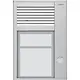 Niko 10-151 opbouw buitenpost met 1 beldrukknop