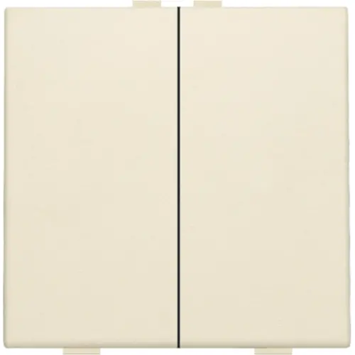 Niko 100-51002 drukknop 2-voudig voor Niko Home Control cream