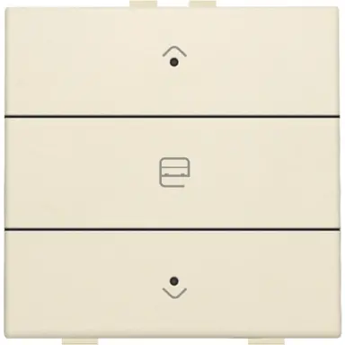 Niko 100-52033 jaloeziebediening 1-voudig met LED voor Niko Home Control cream