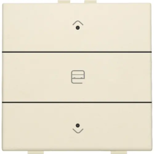 Niko 100-52033 jaloeziebediening 1-voudig met LED voor Niko Home Control cream