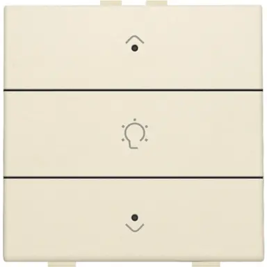 Niko 100-52043 dimbediening 1-voudig met LED en symbool voor Niko Home Control cream