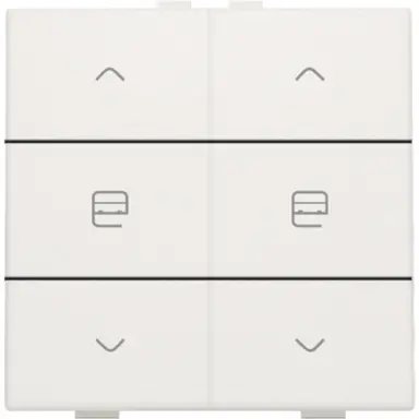 Niko 101-51036 jaloeziebediening 2-voudig voor Niko Home Control white