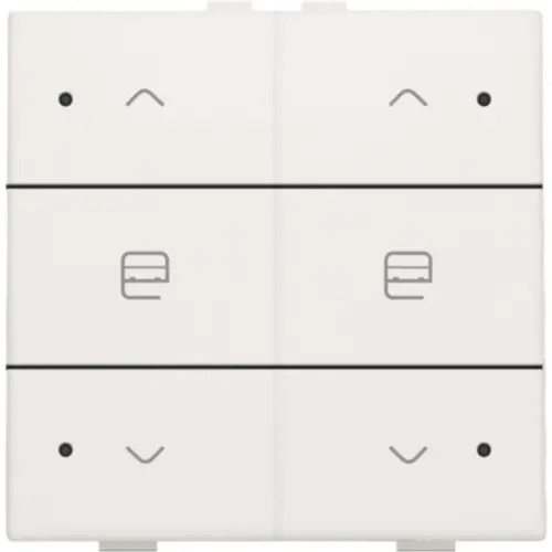 Niko 101-52036 jaloeziebediening 2-voudig met LED voor Niko Home Control white