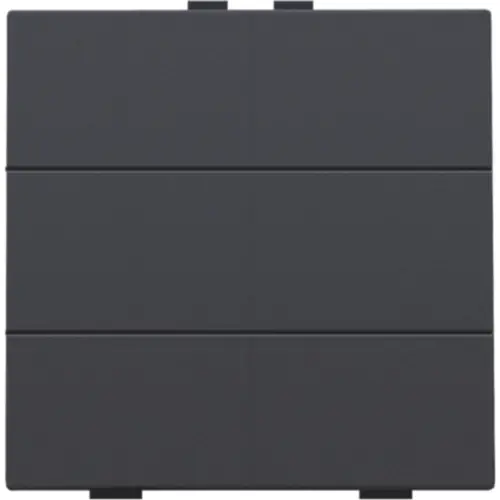 Niko 122-51006 drukknop 6-voudig voor Niko Home Control anthracite coated