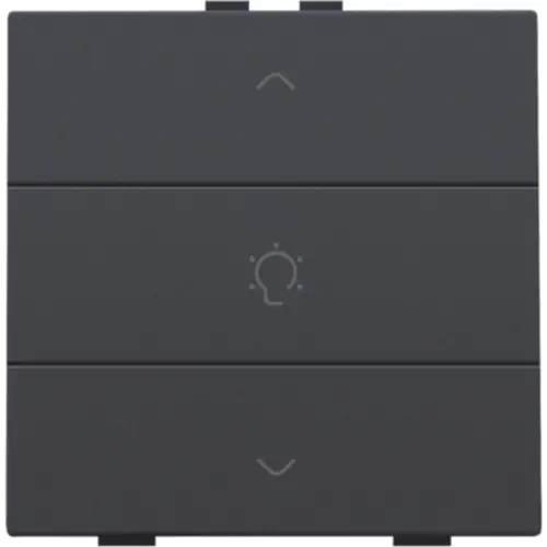 Niko 122-51043 dimbediening 1-voudig met symbool voor Niko Home Control anthracite coated