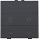 Niko 122-51046 dimbediening 2-voudig met symbool voor Niko Home Control anthracite coated