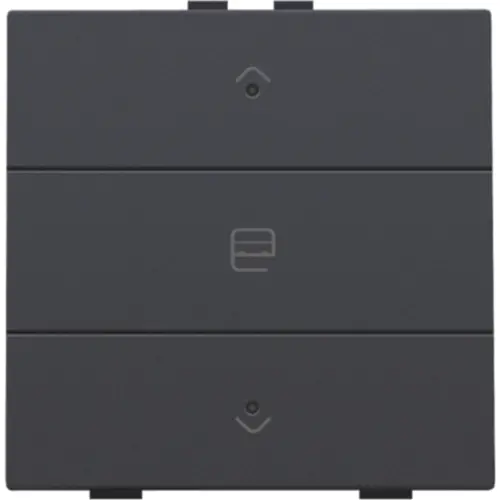 Niko 122-52033 jaloeziebediening 1-voudig met LED voor Niko Home Control anthracite coated