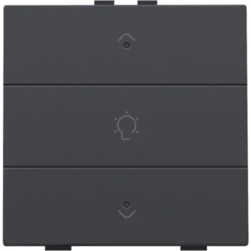 Niko 122-52043 dimbediening 1-voudig met LED en symbool voor Niko Home Control anthracite coated