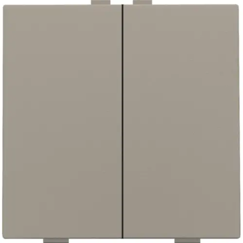 Niko 123-51002 drukknop 2-voudig voor Niko Home Control bronze coated