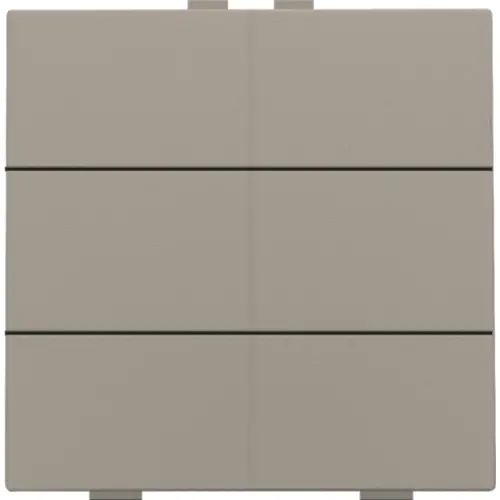 Niko 123-51006 drukknop 6-voudig voor Niko Home Control bronze coated