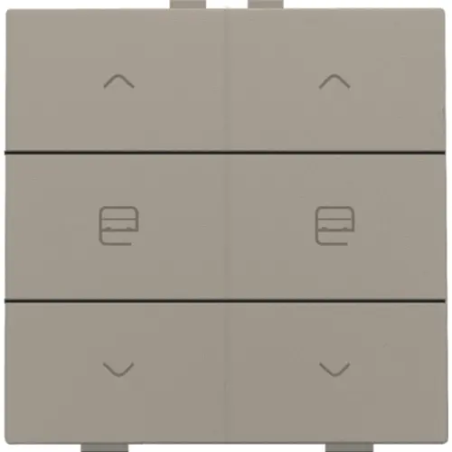 Niko 123-51036 jaloeziebediening 2-voudig voor Niko Home Control bronze coated