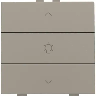 Niko 123-51043 dimbediening 1-voudig met symbool voor Niko Home Control bronze coated