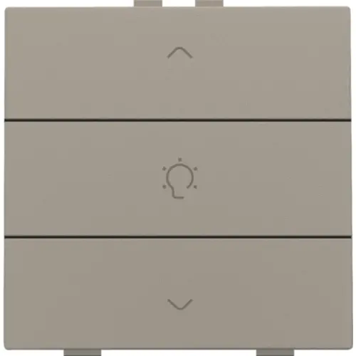 Niko 123-51043 dimbediening 1-voudig met symbool voor Niko Home Control bronze coated