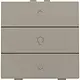 Niko 123-51043 dimbediening 1-voudig met symbool voor Niko Home Control bronze coated