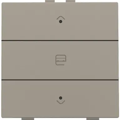 Niko 123-52033 jaloeziebediening 1-voudig met LED voor Niko Home Control bronze coated