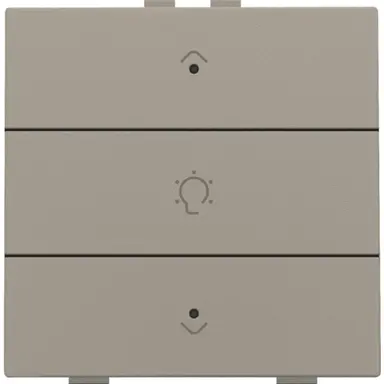 Niko 123-52043 dimbediening 1-voudig met LED en symbool voor Niko Home Control bronze coated
