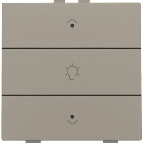 Niko 123-52043 dimbediening 1-voudig met LED en symbool voor Niko Home Control bronze coated