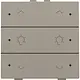 Niko 123-52046 dimbediening 2-voudig met LED en symbool voor Niko Home Control bronze coated