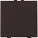 Niko 124-51002 drukknop 2-voudig voor Niko Home Control dark brown coated