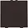 Niko 124-51004 drukknop 4-voudig Niko Home Control dark brown coated