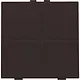 Niko 124-51004 drukknop 4-voudig voor Niko Home Control dark brown coated