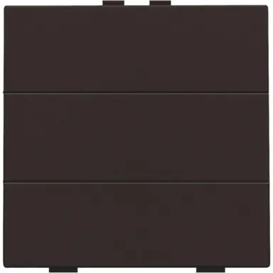 Niko 124-51006 drukknop 6-voudig voor Niko Home Control dark brown coated