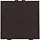 Niko 124-51006 drukknop 6-voudig voor Niko Home Control dark brown coated