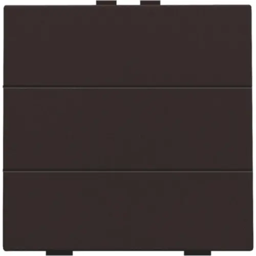 Niko 124-51006 drukknop 6-voudig voor Niko Home Control dark brown coated
