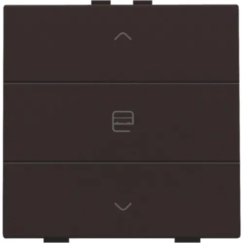 Niko 124-51033 jaloeziebediening 1-voudig voor Niko Home Control dark brown coated