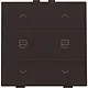 Niko 124-51036 jaloeziebediening 2-voudig voor Niko Home Control dark brown coated