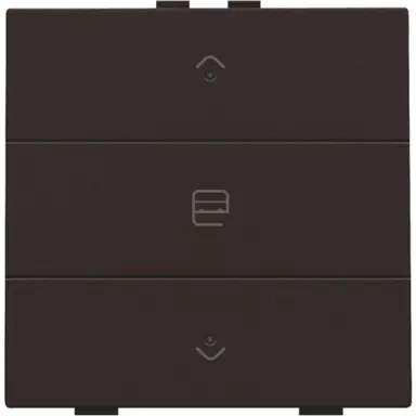 Niko 124-52033 jaloeziebediening 1-voudig met LED voor Niko Home Control dark brown coated