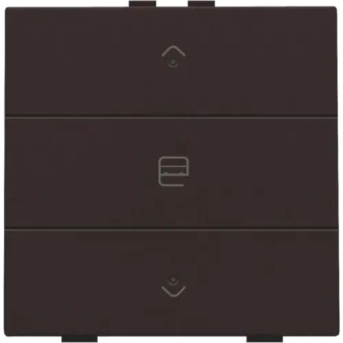 Niko 124-52033 jaloeziebediening 1-voudig met LED voor Niko Home Control dark brown coated