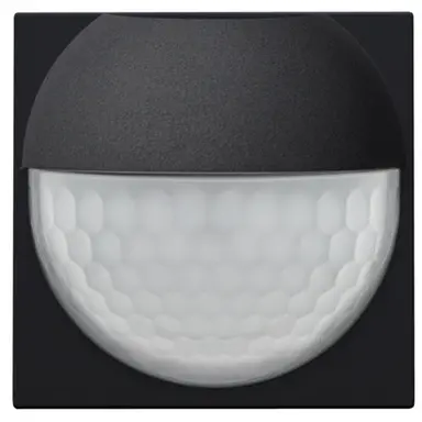 Niko 161-55511 afwerkingsset voor wandbewegingsmelder voor Niko Home Control black coated