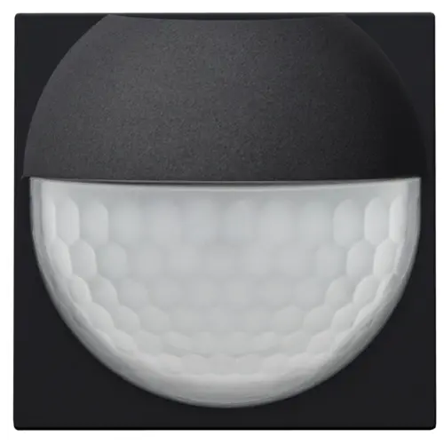 Niko 161-55511 afwerkingsset voor wandbewegingsmelder voor Niko Home Control black coated