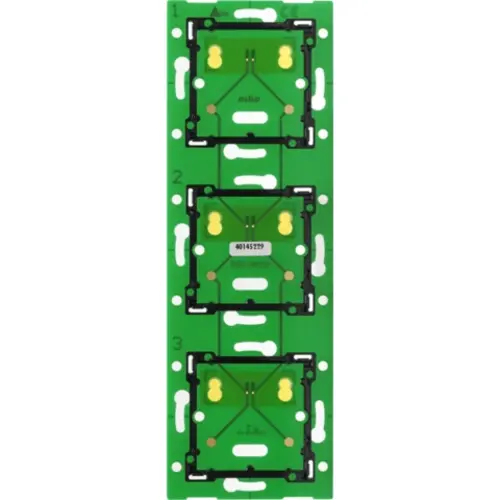 Niko 550-14037 drievoudige verticale muurprint voor Niko Home Control voor gebruik met aansluitunit