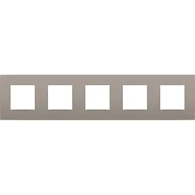 Niko 123-76005 afdekraam 5-voudig Intense bronze oud model OP=OP