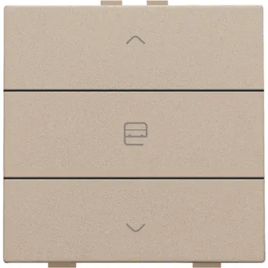 Niko 157-51033 jaloeziebediening 1-voudig voor Niko Home Control champagne coated