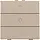 Niko 157-51043 dimbediening 1-voudig met symbool voor Niko Home Control champagne coated