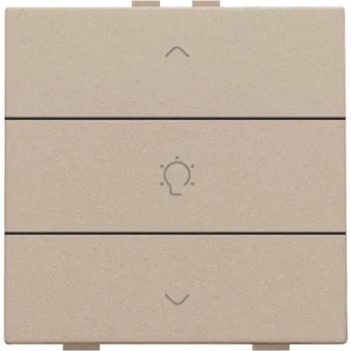 Niko 157-51043 dimbediening 1-voudig met symbool voor Niko Home Control champagne coated