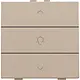 Niko 157-51043 dimbediening 1-voudig met symbool voor Niko Home Control champagne coated