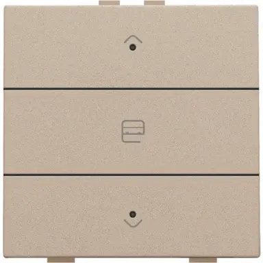 Niko 157-52033 jaloeziebediening 1-voudig met LED voor Niko Home Control champagne coated