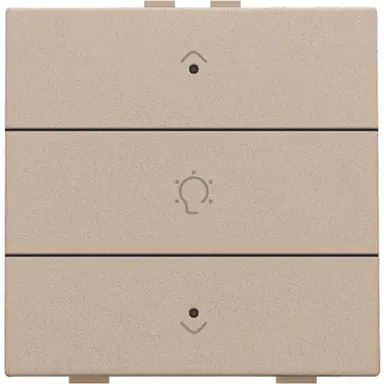 Niko 157-52043 dimbediening 1-voudig met LED en symbool voor Niko Home Control champagne coated