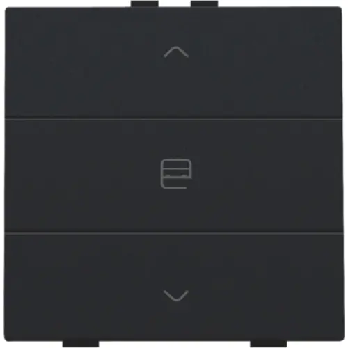 Niko 161-51033 jaloeziebediening 1-voudig voor Niko Home Control black coated