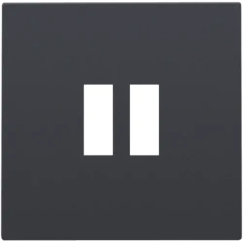 Niko 122-68001 centraalplaat USB anthracite coated OP=OP