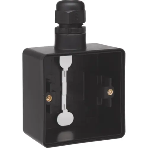 Niko 761-84151 Hydro opbouwbak 1-voudig einddoos met 1x M20-ingang zwart